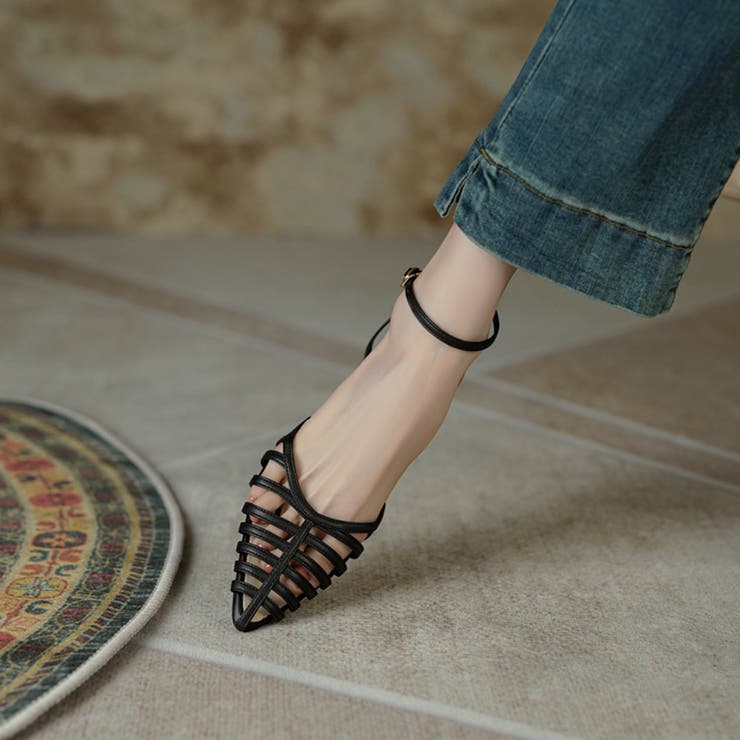 ポインテッドトゥ グルカサンダル レトロ | SUNSHINE CLOSET | 詳細画像6 