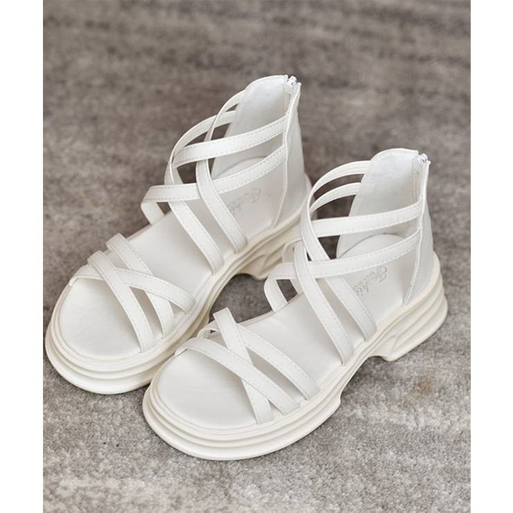 厚底サンダル ストラップサンダル美脚夏靴 | SUNSHINE CLOSET | 詳細画像14 