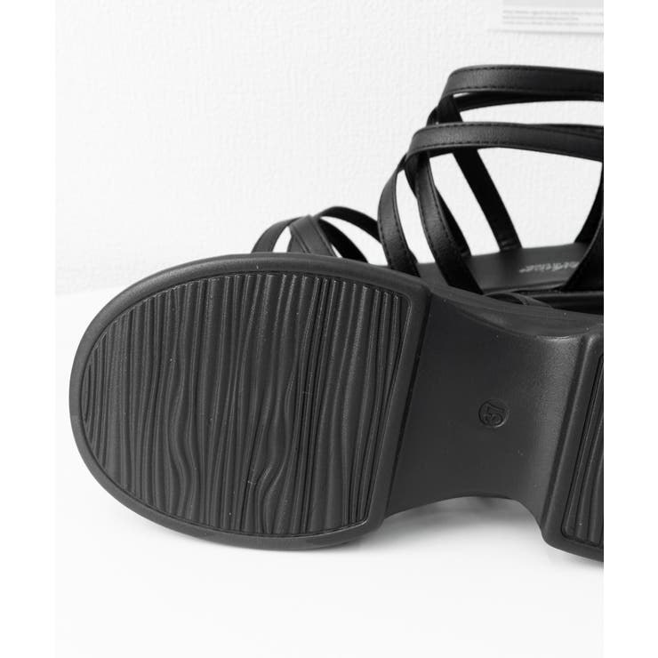 厚底サンダル ストラップサンダル美脚夏靴 | SUNSHINE CLOSET | 詳細画像24 