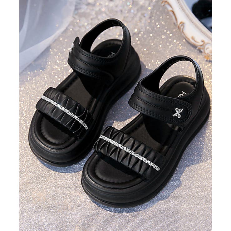 厚底サンダル レディースギャザーサンダル | SUNSHINE CLOSET | 詳細画像17 