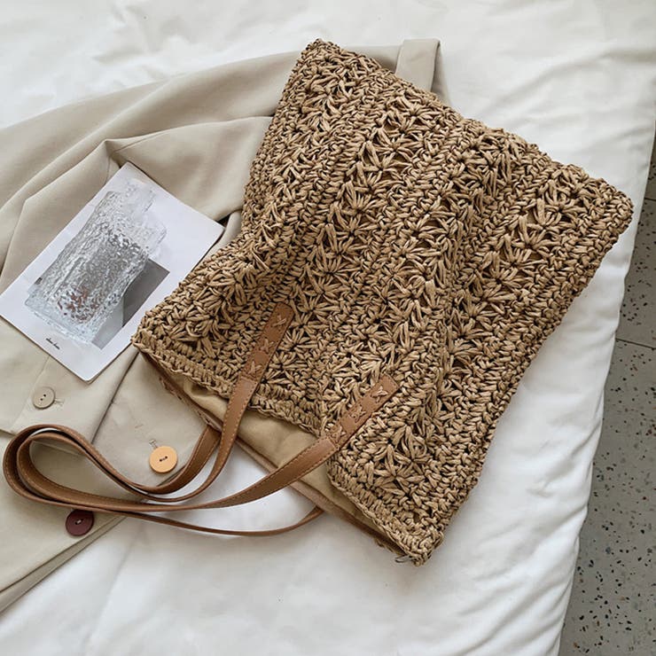 COS◆ソレイユ バッグ ストローバッグ SOLEIL CLUTCH BAG - STRAW - BEIGE | COS