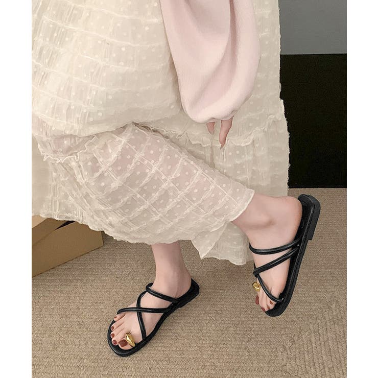 レディース 疲れないビーチサンダル 履きやすいフラットサンダル | SUNSHINE CLOSET | 詳細画像1 