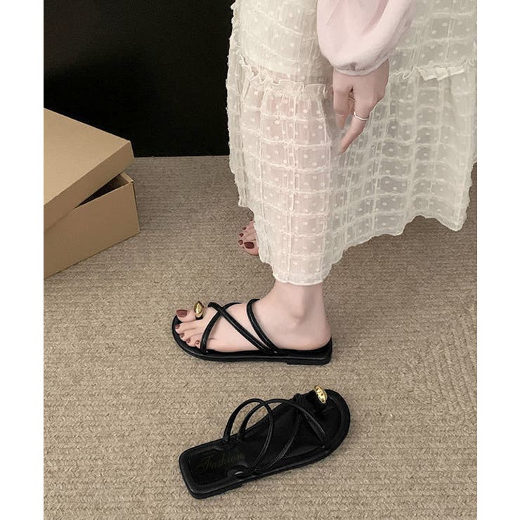 レディース 疲れないビーチサンダル 履きやすいフラットサンダル | SUNSHINE CLOSET | 詳細画像3 