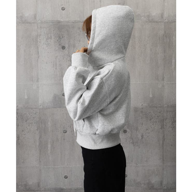 ジップパーカー裏起毛ショート丈フーディー | SUNSHINE CLOSET | 詳細画像18 