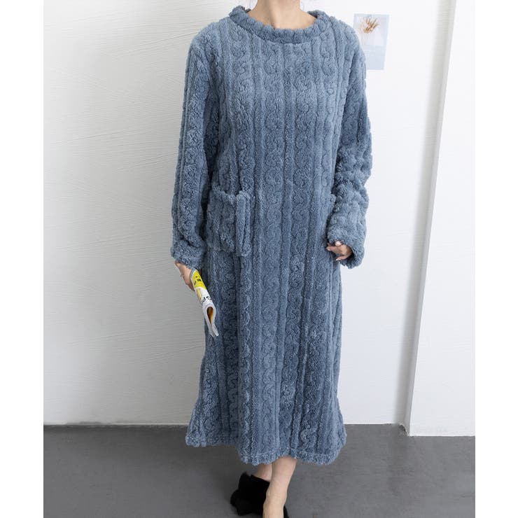 フリースワンピースパジャマ 冬レディース | SUNSHINE CLOSET | 詳細画像12 