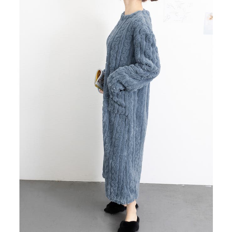 フリースワンピースパジャマ 冬レディース | SUNSHINE CLOSET | 詳細画像13 