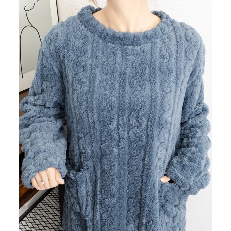 フリースワンピースパジャマ 冬レディース | SUNSHINE CLOSET | 詳細画像15 