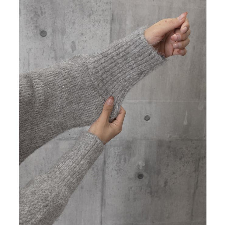 ラメシャギーニットオフショルダートップス | SUNSHINE CLOSET | 詳細画像17 