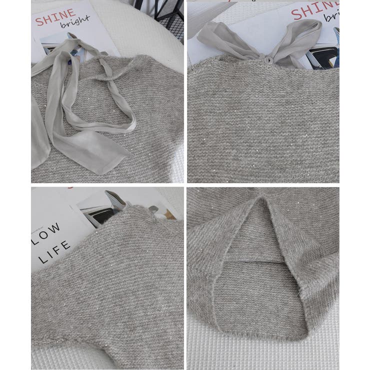 ラメシャギーニットオフショルダートップス | SUNSHINE CLOSET | 詳細画像20 