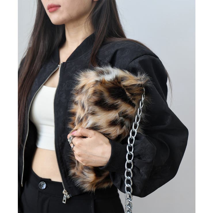 ファーチェーンバッグミニトートバッグ秋冬 | SUNSHINE CLOSET | 詳細画像10 