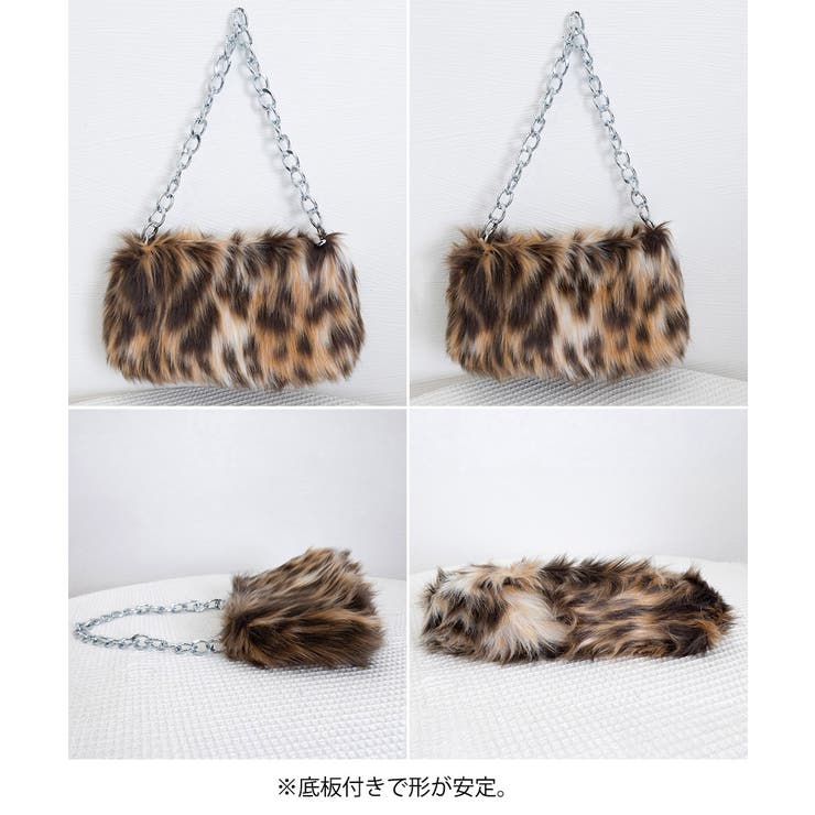 ファーチェーンバッグミニトートバッグ秋冬 | SUNSHINE CLOSET | 詳細画像17 