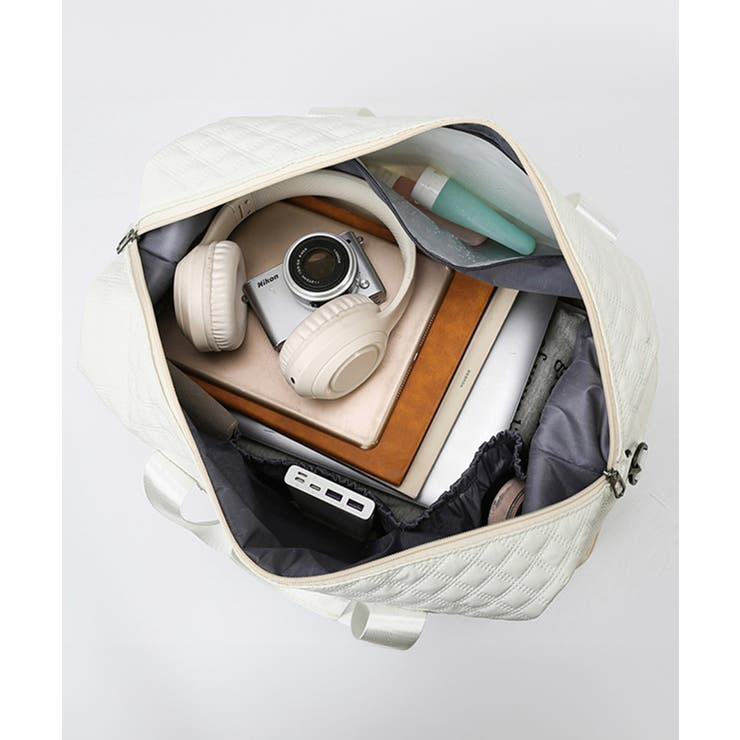 キルティング トラベルバッグ 大容量旅行 | SUNSHINE CLOSET | 詳細画像11 