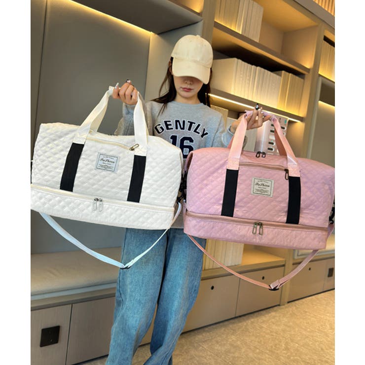 キルティング トラベルバッグ 大容量旅行 | SUNSHINE CLOSET | 詳細画像3 