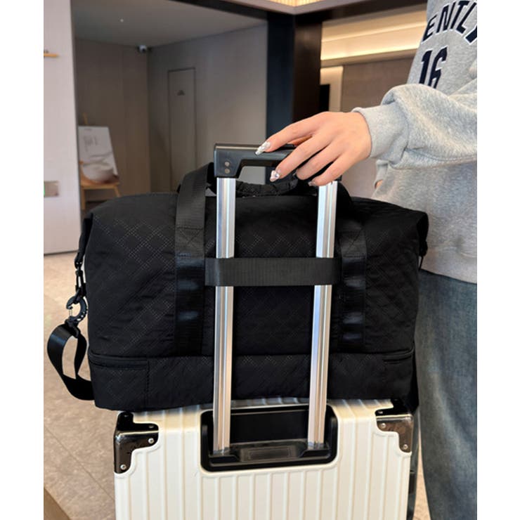 キルティング トラベルバッグ 大容量旅行 | SUNSHINE CLOSET | 詳細画像6 