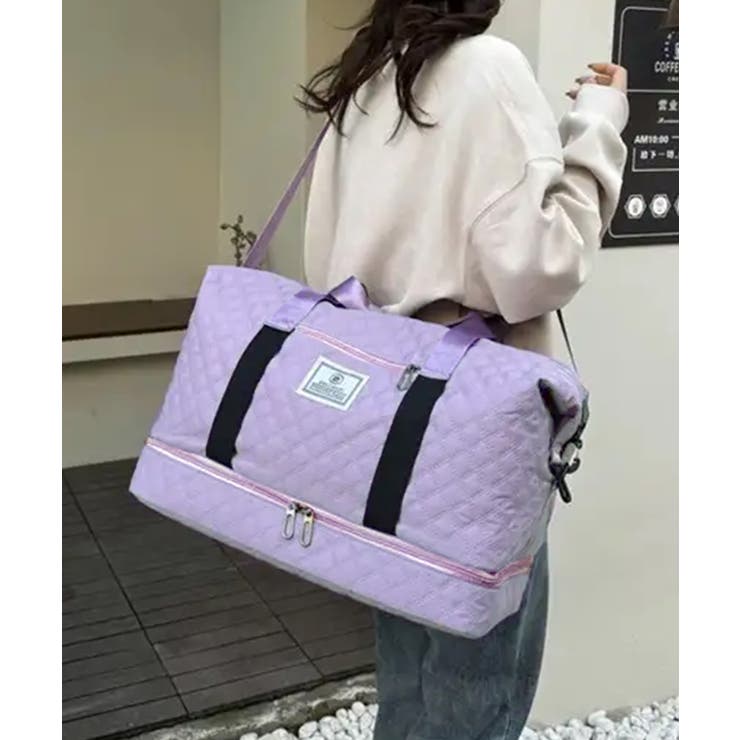 キルティング トラベルバッグ 大容量旅行 | SUNSHINE CLOSET | 詳細画像9 