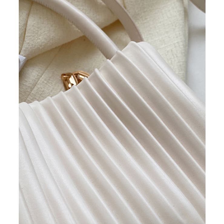 プリーツショルダーバッグ チェーン装飾 | SUNSHINE CLOSET | 詳細画像16 