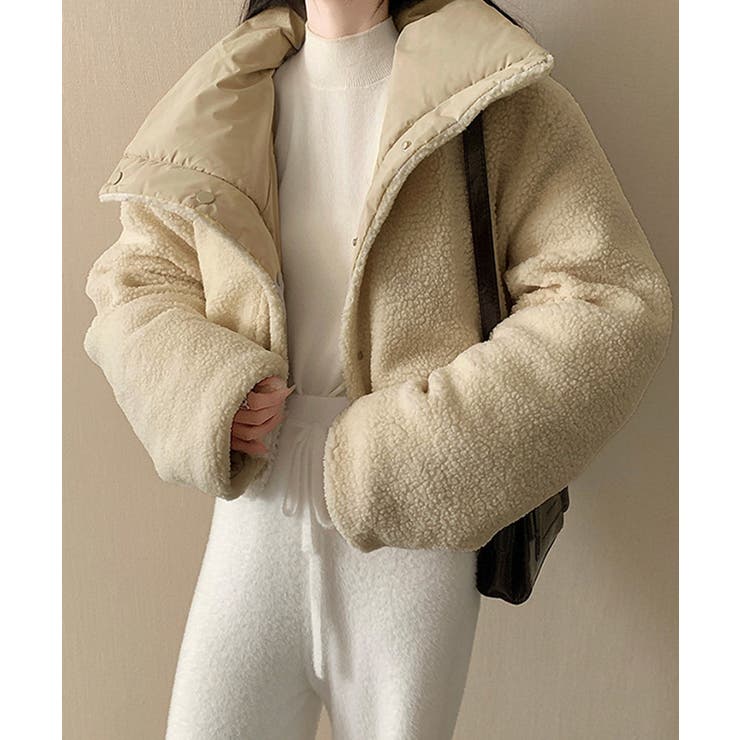 ボアブルゾン リバーシブル中綿ジャケット | SUNSHINE CLOSET | 詳細画像16 