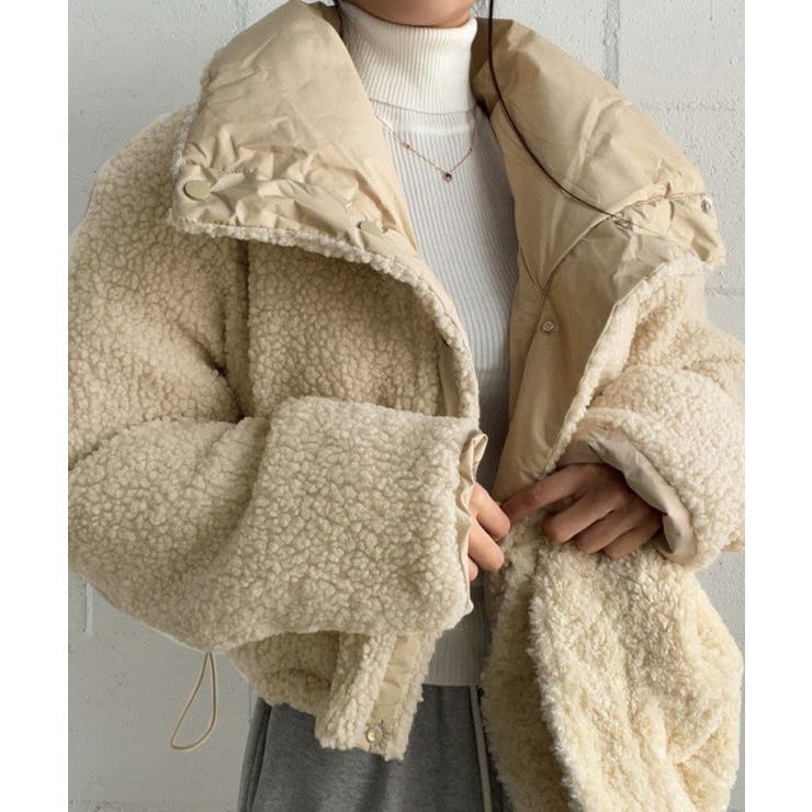 ボアブルゾン リバーシブル中綿ジャケット | SUNSHINE CLOSET | 詳細画像17 