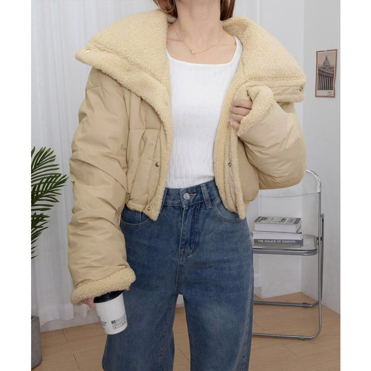 ボアブルゾン リバーシブル中綿ジャケット | SUNSHINE CLOSET | 詳細画像23 