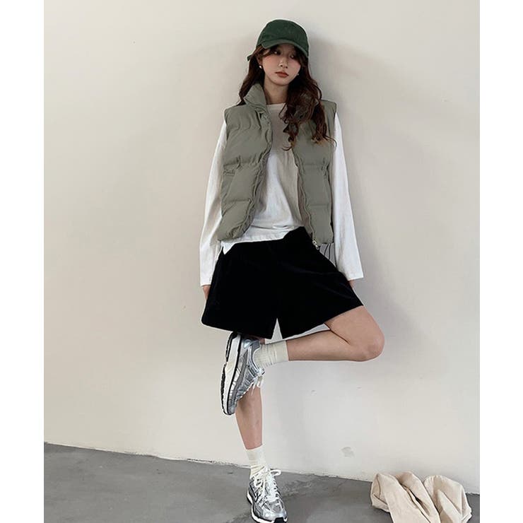 ダウンベスト ジップアップパデッドベスト | SUNSHINE CLOSET | 詳細画像15 