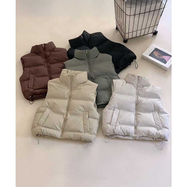 ダウンベスト ジップアップパデッドベスト | SUNSHINE CLOSET | 詳細画像20 