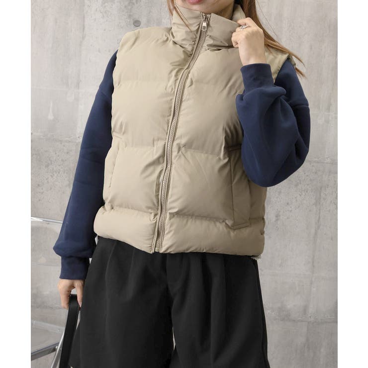 ダウンベスト ジップアップパデッドベスト | SUNSHINE CLOSET | 詳細画像21 