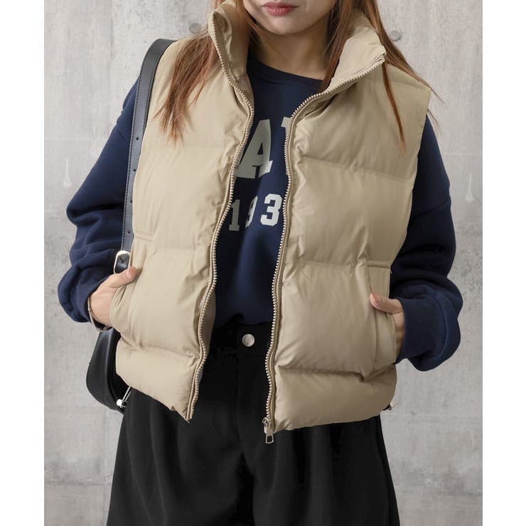 ダウンベスト ジップアップパデッドベスト | SUNSHINE CLOSET | 詳細画像22 