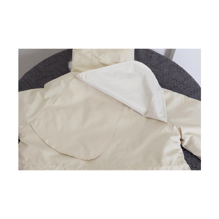 ウエストマーク中綿入りショートコート ボリュームファー襟 韓国風モッズジャケット… | SUNSHINE CLOSET | 詳細画像40 