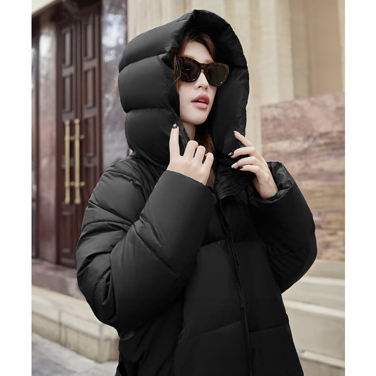 中綿ダウンコートフード付きダウンブルゾン | SUNSHINE CLOSET | 詳細画像10 