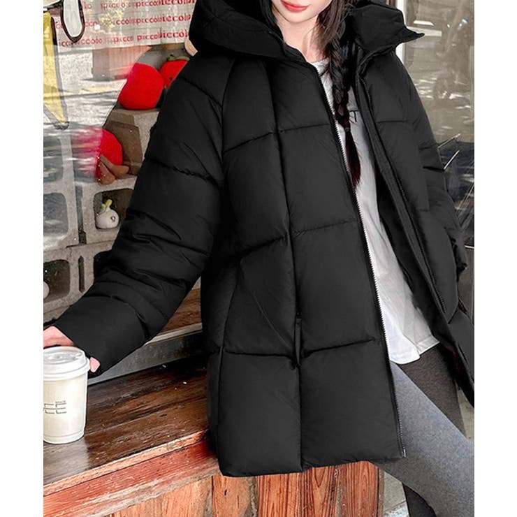 中綿ダウンコートフード付きダウンブルゾン | SUNSHINE CLOSET | 詳細画像12 