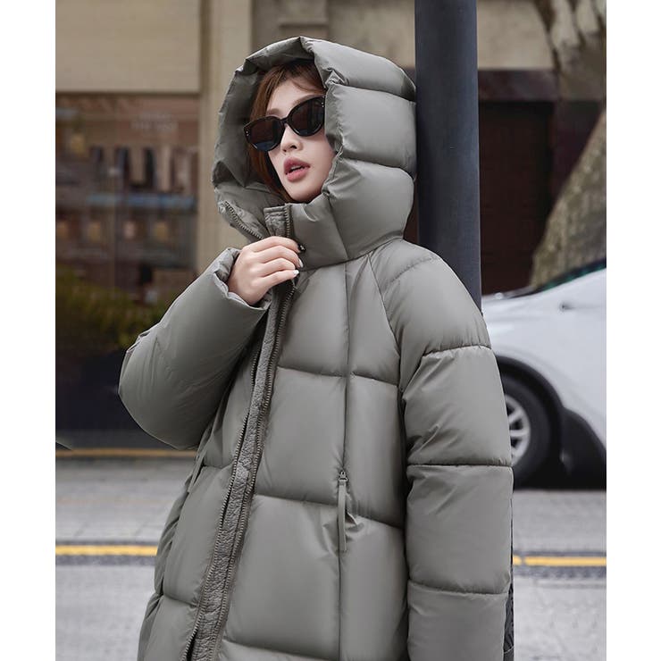 中綿ダウンコートフード付きダウンブルゾン | SUNSHINE CLOSET | 詳細画像22 