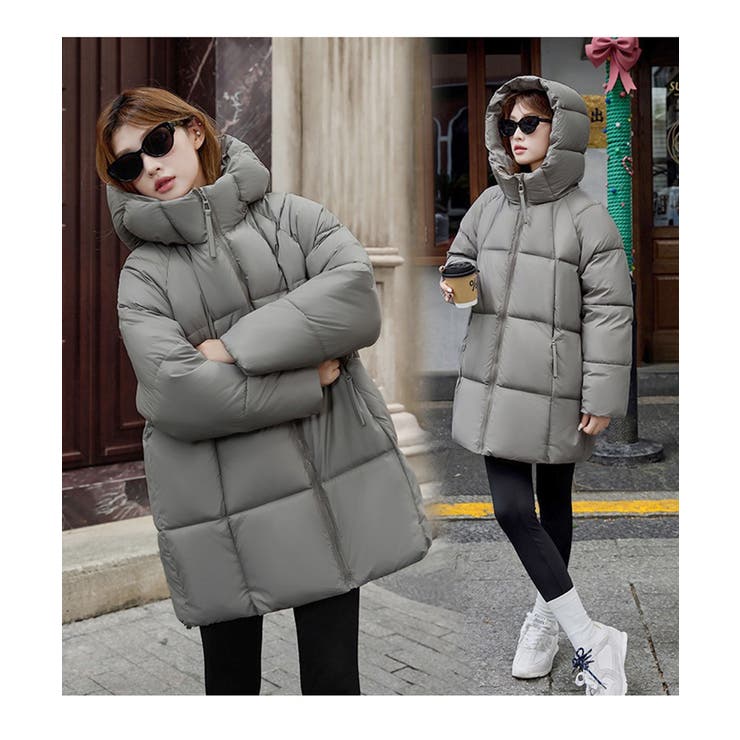 中綿ダウンコートフード付きダウンブルゾン | SUNSHINE CLOSET | 詳細画像23 