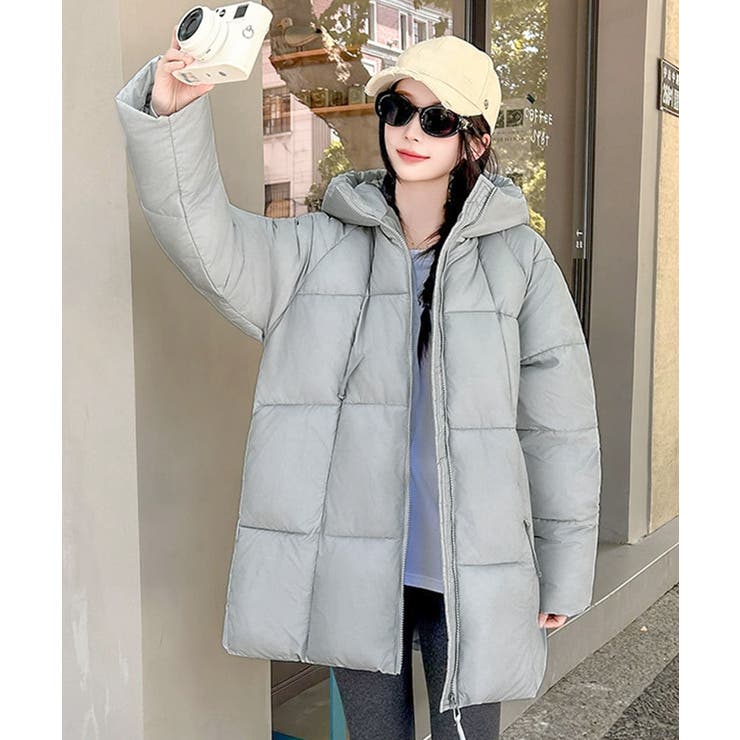 中綿ダウンコートフード付きダウンブルゾン | SUNSHINE CLOSET | 詳細画像3 