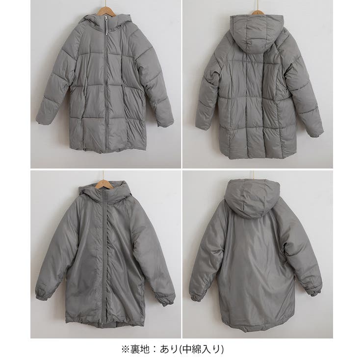 中綿ダウンコートフード付きダウンブルゾン | SUNSHINE CLOSET | 詳細画像38 