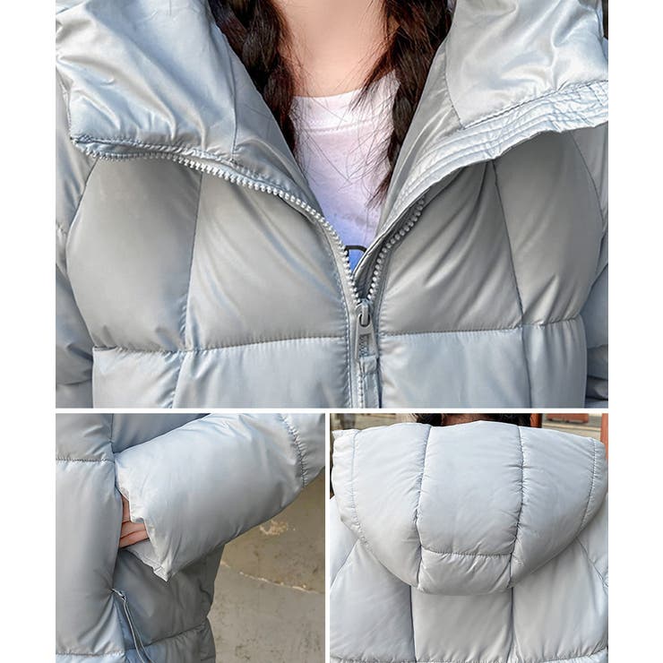 中綿ダウンコートフード付きダウンブルゾン | SUNSHINE CLOSET | 詳細画像6 