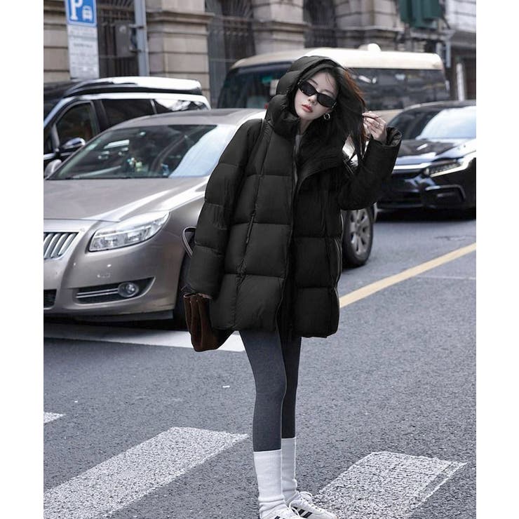 中綿ダウンコートフード付きダウンブルゾン | SUNSHINE CLOSET | 詳細画像8 