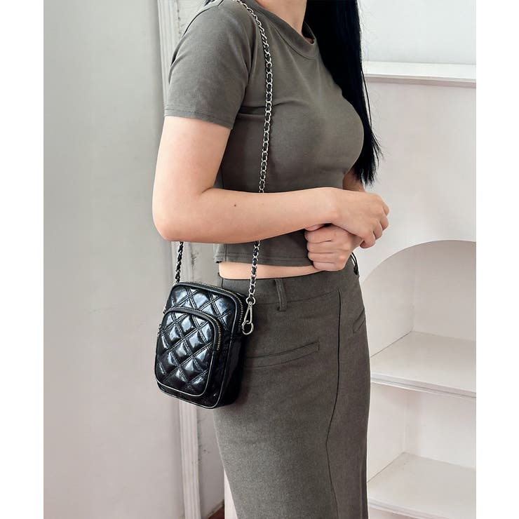 キルティングバッグ ミニショルダーバッグ | SUNSHINE CLOSET | 詳細画像3 