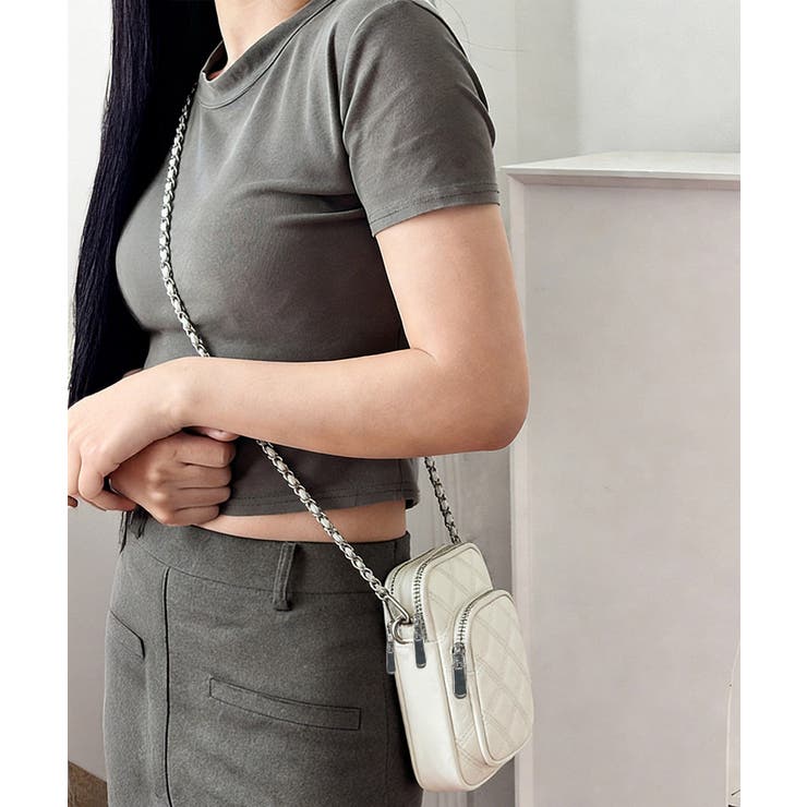 キルティングバッグ ミニショルダーバッグ | SUNSHINE CLOSET | 詳細画像9 