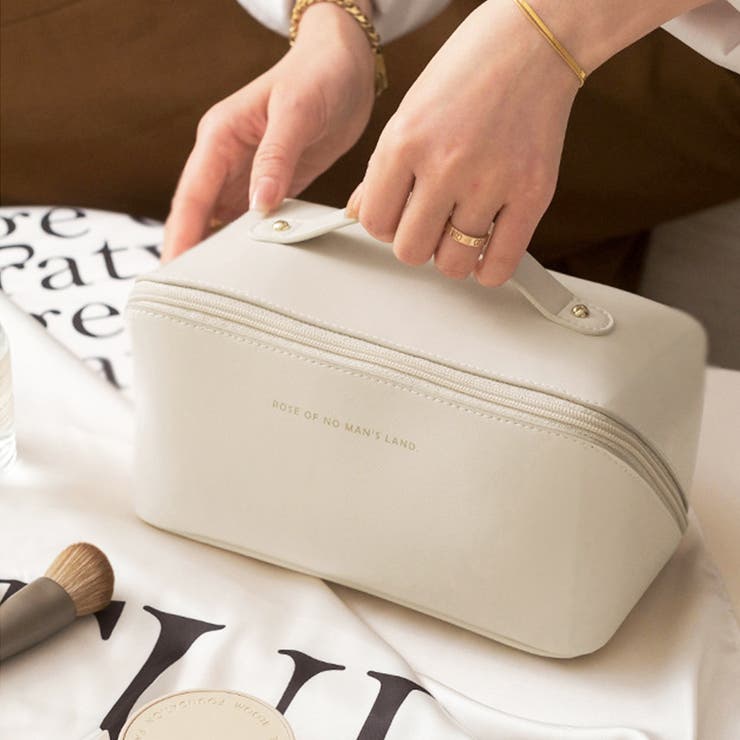 PUメイクボックス 大容量 コスメポーチ | SUNSHINE CLOSET | 詳細画像7 