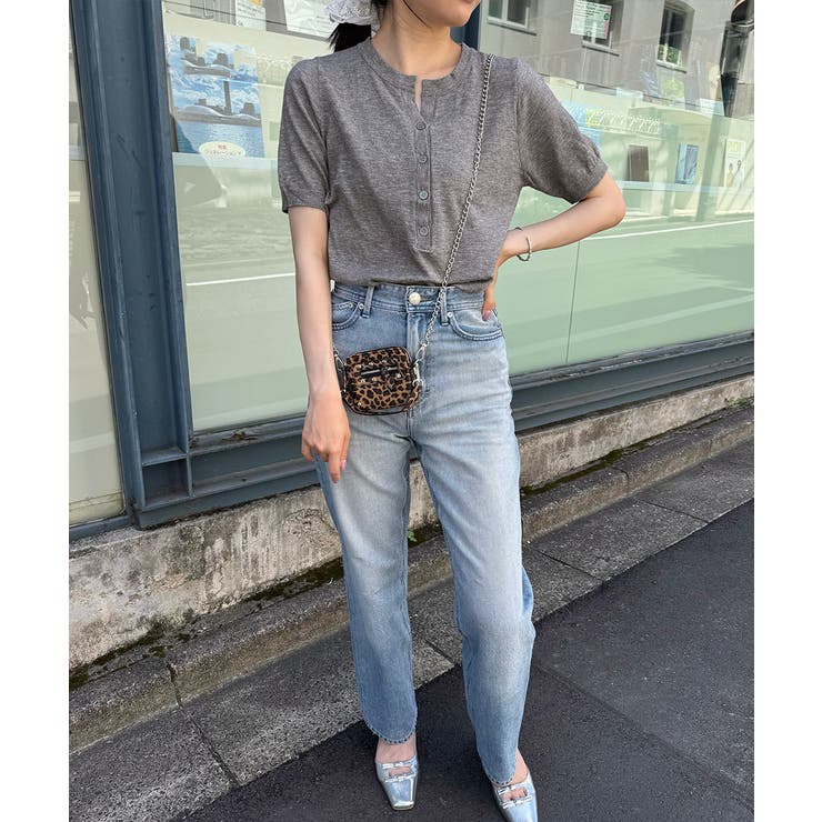 サマーニット Vネックニットトップス韓国 | SUNSHINE CLOSET | 詳細画像18 