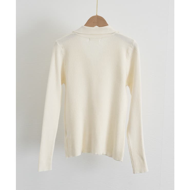 秋冬ニットトップス レディースニットポロ | SUNSHINE CLOSET | 詳細画像26 