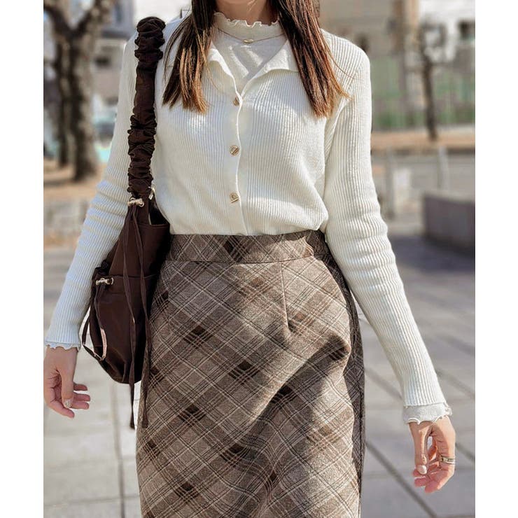 秋冬ニットトップス レディースニットポロ | SUNSHINE CLOSET | 詳細画像9 