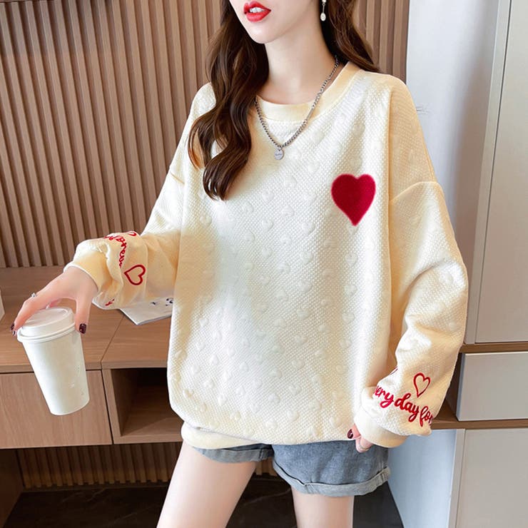 トレーナーレディーススウェットシャツ韓国[品番:AGCW0003617 トレーナーレディーススウェットシャツ韓国[品番:AGCW0003617