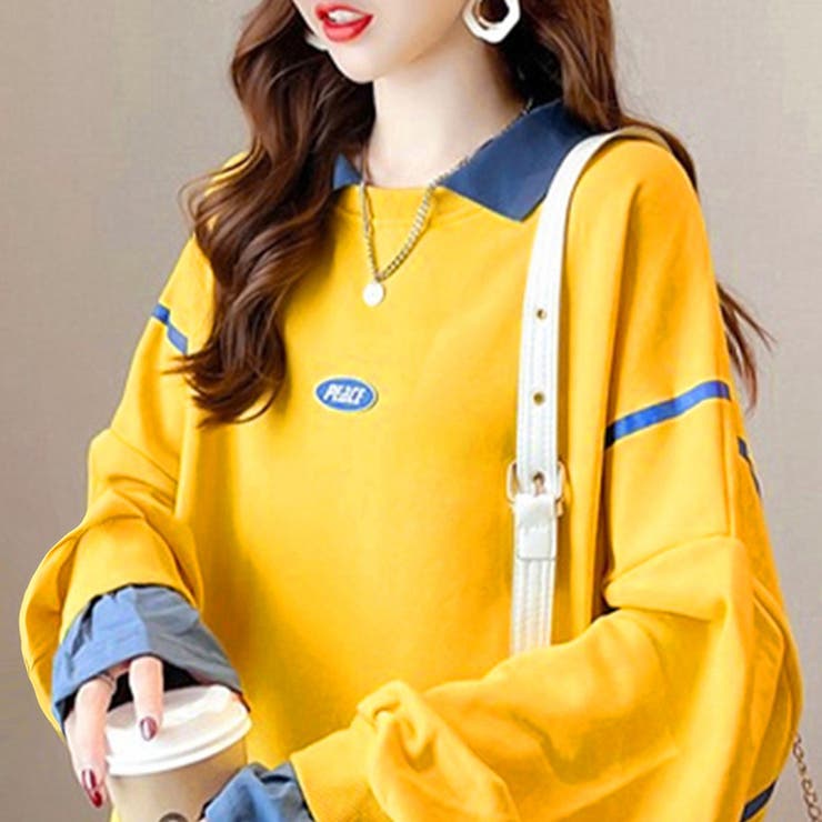 レイヤード風 スウェット 薄手トレーナー | SUNSHINE CLOSET | 詳細画像15 