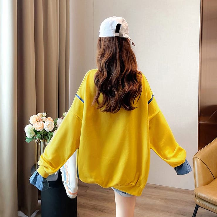 レイヤード風 スウェット 薄手トレーナー | SUNSHINE CLOSET | 詳細画像17 