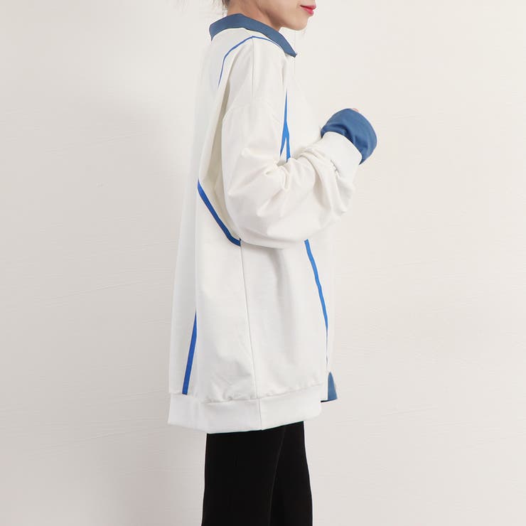 レイヤード風 スウェット 薄手トレーナー | SUNSHINE CLOSET | 詳細画像19 