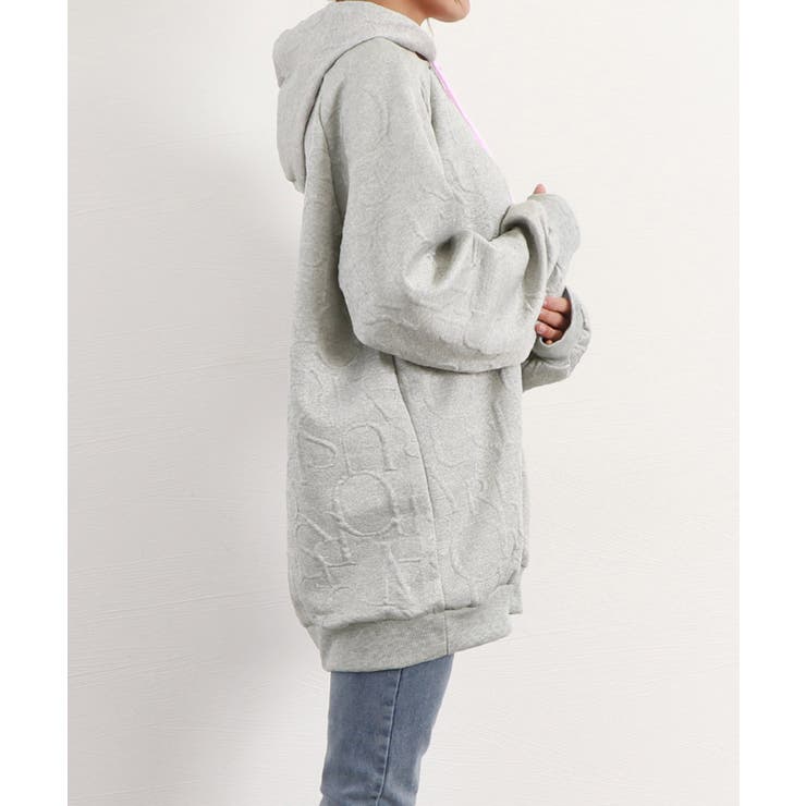 エンボスロゴ パーカー 長袖プルオーバー | SUNSHINE CLOSET | 詳細画像15 