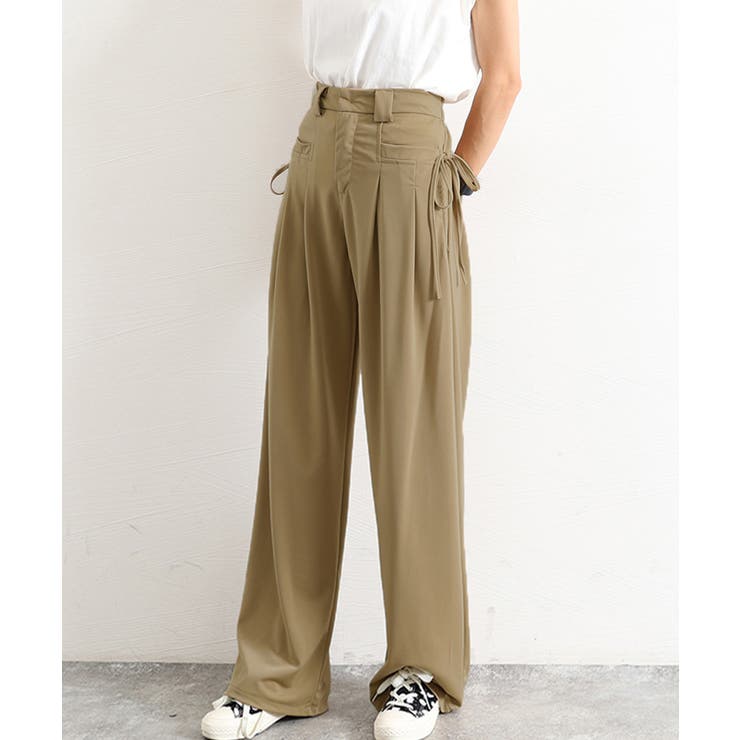 ワイドパンツレディースハイウエスト韓国風 | SUNSHINE CLOSET | 詳細画像41 