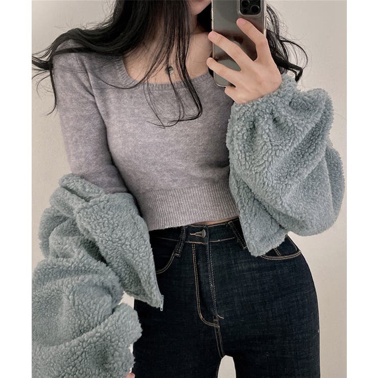 ボアジャケット 韓国 フリースジャケット | SUNSHINE CLOSET | 詳細画像16 