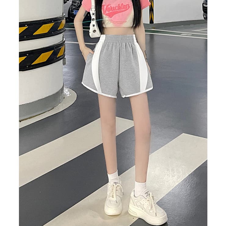 スウェットパンツ ショートパンツ 短パン[品番：AGCW0005628